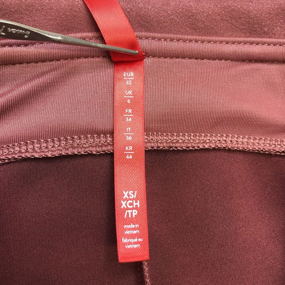 Perfect SPANX Faux Suede Skinny Pants Leggings Pink 20322R Size XS - Picture 2 of 7